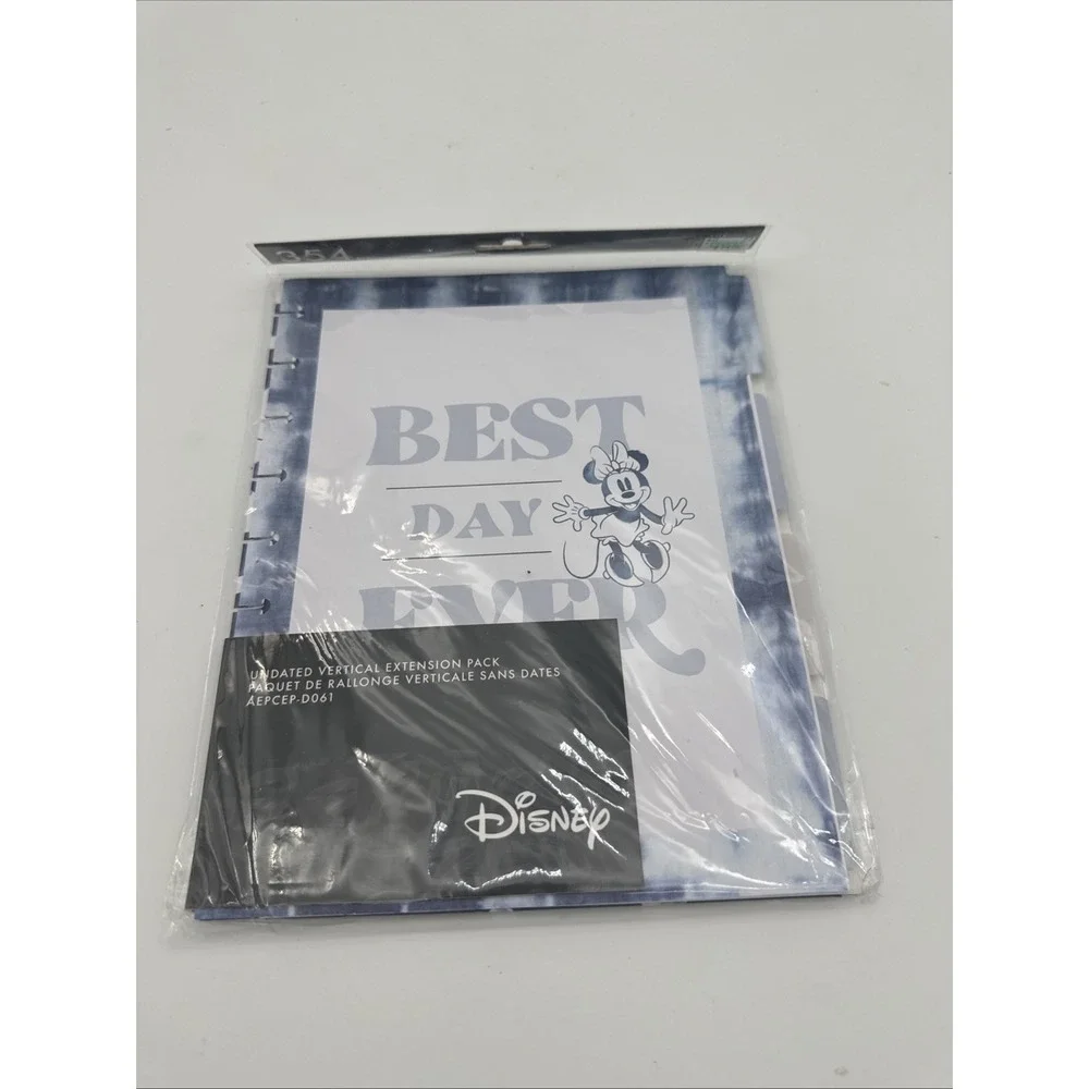 The Happy Planner DISNEY BEST DAY EVER Undated Vertical Extension Pack Classic